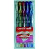 UNI-BALL Signo Sparkling 1mm UM-120SP.5C 5 Farben Etui