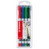 STABILO Write-4-all permanent SF 166/4 4-er Etui