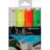 UNI-BALL Chalk Marker 8mm PWE8M.4C.1 4 Farben, Etui