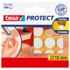 TESA Filzgleiter Protect 18mm 578920000 weiss, rund 16 Stück