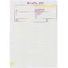 BÜROLINE Telefax-Block D/F/I/E A4 572000 weiss 65g 50 Blatt