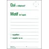 FAVORIT Mitteilungsblock A6 3305 weiss 60 Blatt