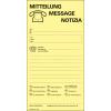 FAVORIT Gesprächstnotiz D/F/I 133 GELB gelb 10,5x20,2cm 60 Blatt