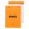 RHODIA Notizblock orange A6 13600C liniert 80 Blatt