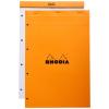 RHODIA Notizblock orange 210x318mm 20200C kariert 80 Blatt