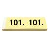 SIMPLEX Garderobenblock 101-200 13078 gelb 100 Blatt