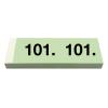 SIMPLEX Garderobenblock 101-200 13081 grün 100 Blatt