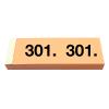 SIMPLEX Garderobenblock 301-400 13094 orange 100 Blatt