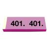 SIMPLEX Garderobenblock 401-500 13104 pink 100 Blatt