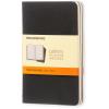 MOLESKINE Notizheft Cahier A6 704895 liniert, schwarz 3 Stück