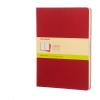 MOLESKINE Notizheft Cahier XL 25x19cm 931090 blanko, rot 3 Stück