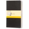 MOLESKINE Notizheft Cahier A5 496-3 kariert, schwarz 3 Stück