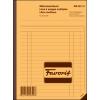 FAVORIT Mehrzweckbuch D/F/I A5 8113OK blau/weiss 50x2 Blatt