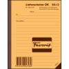 FAVORIT Lieferscheine D A6 9281 OK rot/weiss 50x2 Blatt