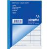 SIMPLEX Rechnungen D/F/I A6 15830 weiss/gelb 45x2 Blatt