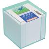 BÜROLINE Zettelbox 196619 transparent 9x9x9cm