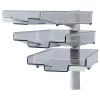 HANSA Briefkorb drehbar A4 41-5033.002 grau 3-teilig