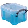 USEFULBOX Kunststoffbox 0,14lt 68501217 transparent blau