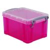 USEFULBOX Kunststoffbox 1,6lt 68507218 transparent pink