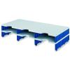 STYRO Styrodoc duo Aufbaueinheit 268-13021.38 grau/blau 6 Fächer