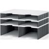 STYRO Schubladenbox Duo grau/schwarz 268-2022211.98 6 Fächer