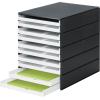 STYRO Schubladenbox PRO schwarz 14-800292 10 Fächer