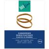 BÜROLINE Gummibänder 50x3mm 155430 braun, ø 30mm 500g