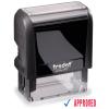TRODAT Stempel Approved 4912APPROVED blau/rot 47x18mm