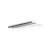 BÜROLINE Plastikbinderücken 8mm A4 351374 schwarz 100 Stück