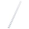 GBC Plastikbinderücken 12mm A4 4028197 weiss, 21 Ringe 100 Stück