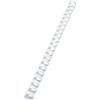 GBC Plastikbindrücken 16mm A4 4028610 weiss, 21 Ringe 100 Stück