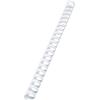 GBC Plastikbindrücken 19mm A4 4028611 weiss, 21 Ringe 100 Stück