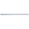 GBC Binderücken 12mm A4 387319E transparent, 34 Ringe 50 Stück