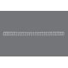 GBC Drahtbinderücken 12mm A4 RG810870 weiss, 34 Ringe 100 Stück