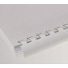 RENZ Plastikbinderücken 6mm A4 17060021 weiss, 21 Ringe 100 Stück