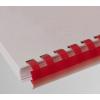 RENZ Plastikbinderücken 6mm A4 17060221 rot, 21 Ringe 100 Stück