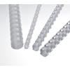 RENZ Plastikbinderücken 16mm A4 17160021 weiss, 21 Ringe 100 Stück