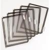 TARIFOLD Drehtaschen T-Display 6114007 schwarz, 5 Tabs 50mm 10 Stück
