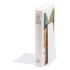 LEITZ Buchstütze Metall 52980001 weiss 12,5x14,5x14cm