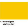 URSUS Plakatkarton 68x96cm 1001513 380g, dunkelgelb