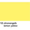 URSUS Plakatkarton 48x68cm 1002512 380g, citronengelb