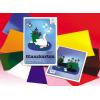 URSUS Glanzkarton 23x33cm 8140099 250g, farbig ass. 10 Blatt