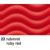 URSUS Wellkarton 50x70cm 10142222 260g, rubinrot