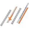 DURABLE Tabfix 3-zeilig 20cm 840319 transparent 5 Stück