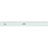 M+R Flachlineal 30cm 11300090 transparent, für Linkshänder