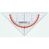 RUMOLD Geodreieck 14cm 1016 farbig/transp.