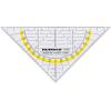 RUMOLD Geodreieck 14cm 1026 farbig/transp.