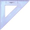 RUMOLD Zeichendreieck 21cm 4232 45° farbig/transp.