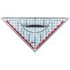 RUMOLD Zeichendreieck 22cm 10151 technisch, Duo farbig/transp.