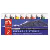 CARAN D'ACHE Deckfarbe Gouache 2001.408 8 Farben Pinsel